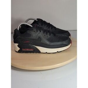 Nike Air Max 90 Shoes Boys Size 6Y Black White Casual Sneaker CD6864-022